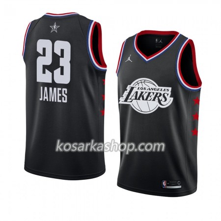 Dres Los Angeles Lakers LeBron James 23 2019 All-Star Jordan Brand Crna Swingman